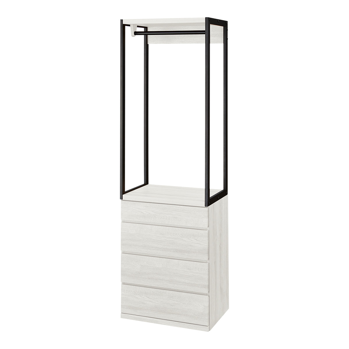 【傢俱】開放衣櫃/衣架櫃 ATEN 白色