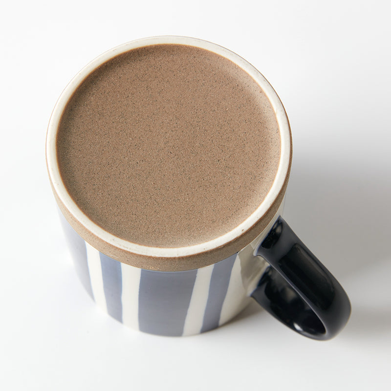 【家居】豎條紋馬克杯
