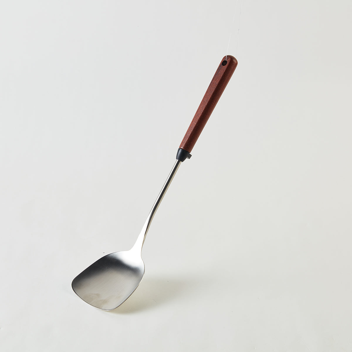 【家居】木柄不銹鋼網狀漏勺/湯勺/中華鏟