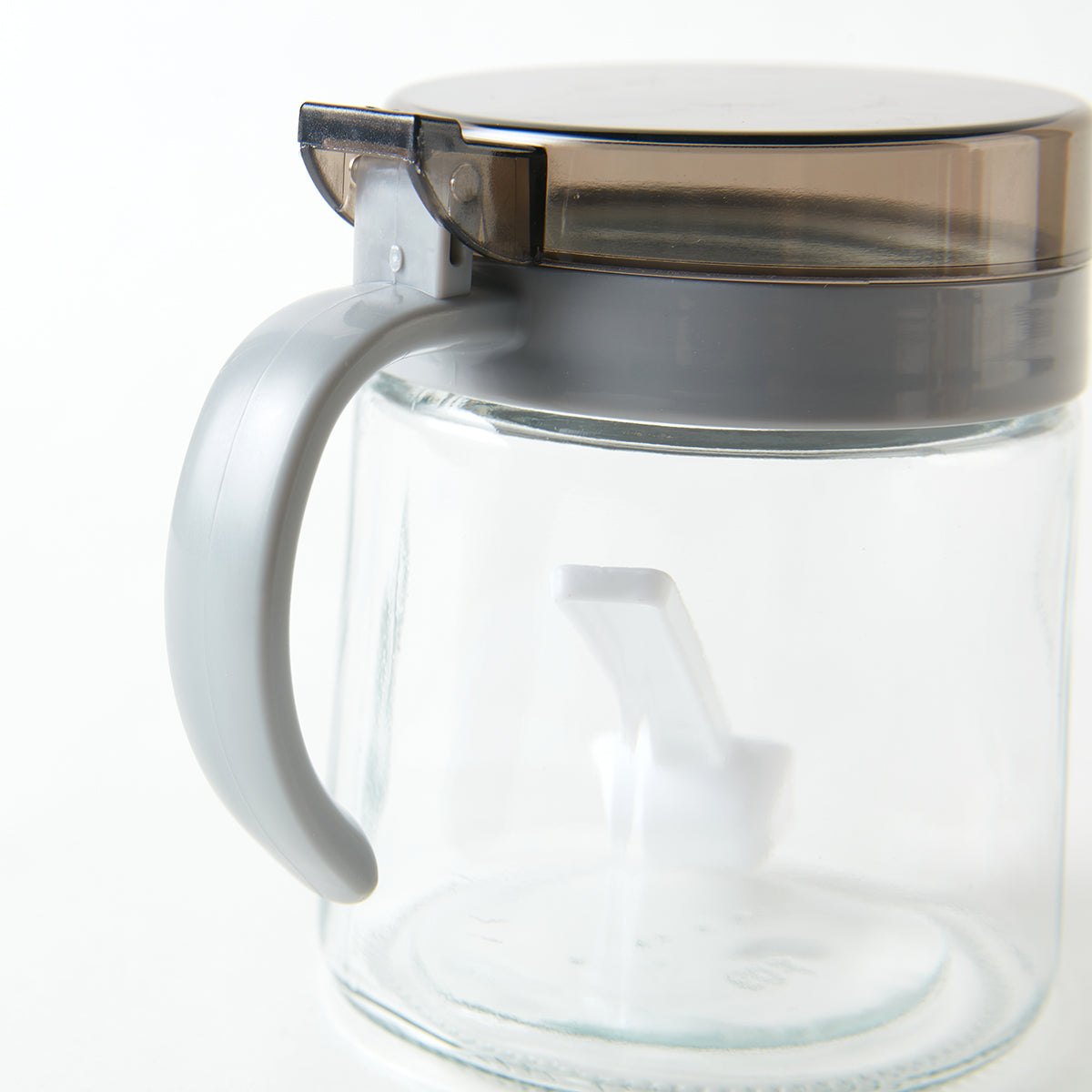 【家居】玻璃調料盒380ml 黑色