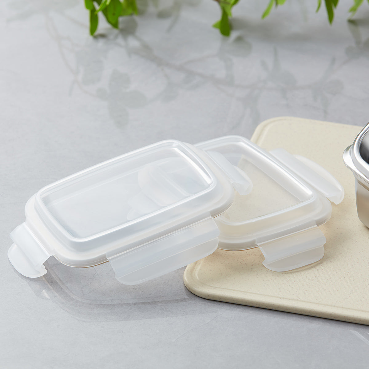 【家居】可微波不銹鋼保鮮盒