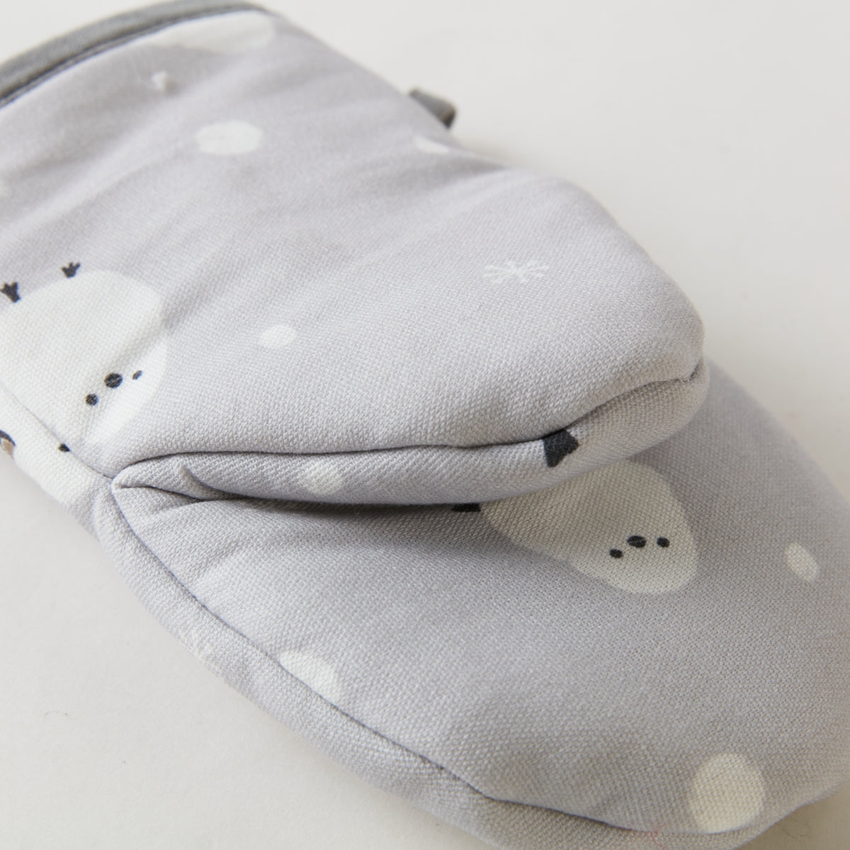 【家居】圍裙/廚房手套 小肥啾 灰色