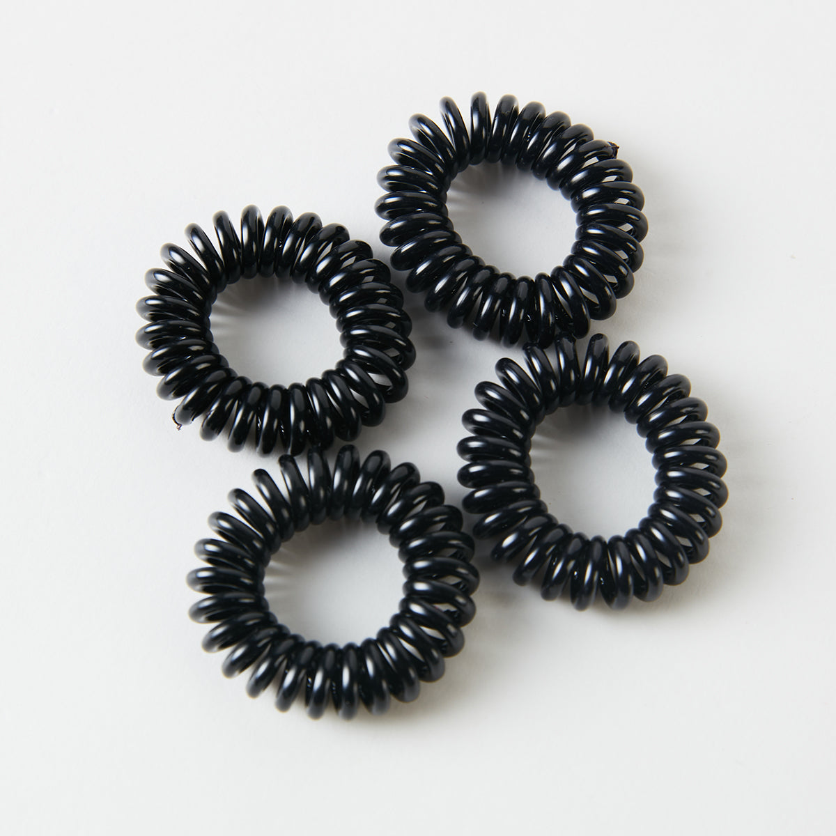 【家居】電話線式發圈 BK 4p