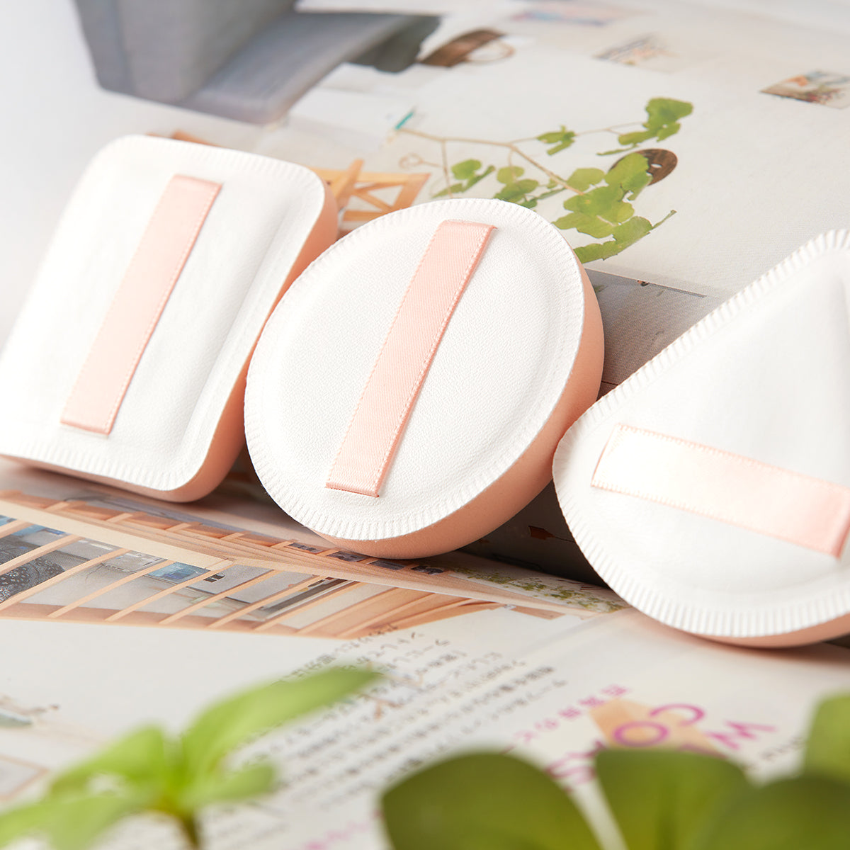 【家居】棉花糖多用氣墊粉撲3P