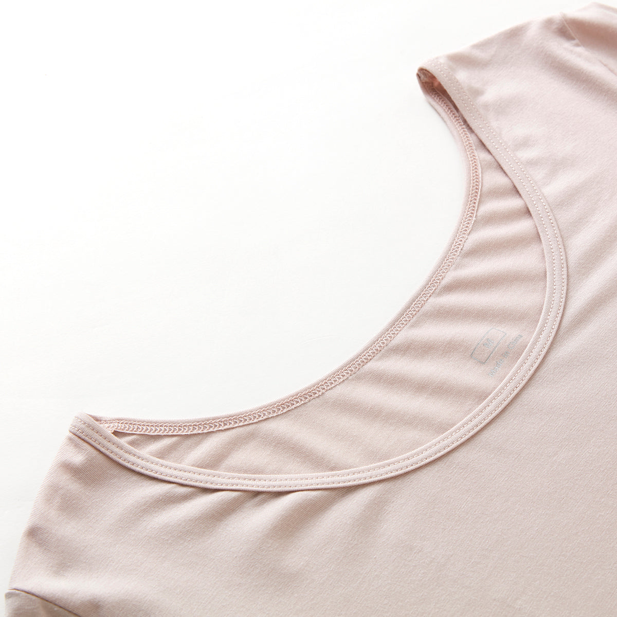 【家居】女士長袖 莫代爾萊卡 圓領 粉