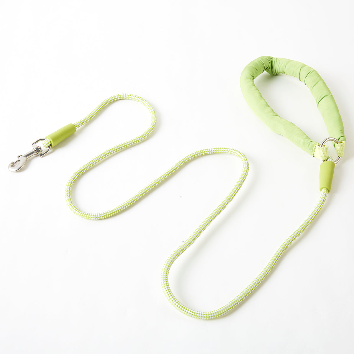 【家居】寵物牽引繩 綠色格紋