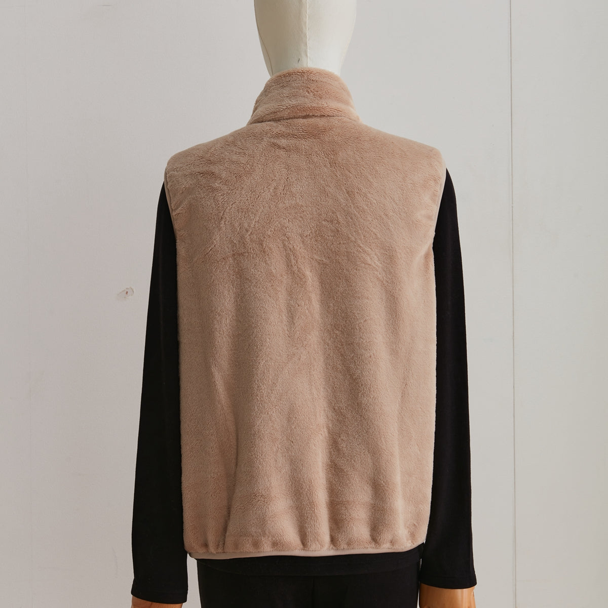 【家居】男女士 仿羊駝絨 馬甲