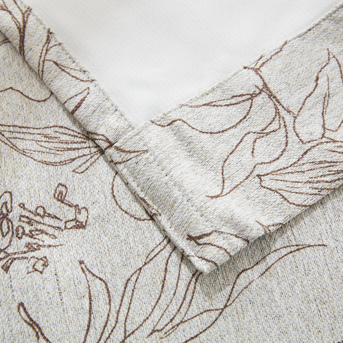 【窗簾】成品窗簾 素描葉