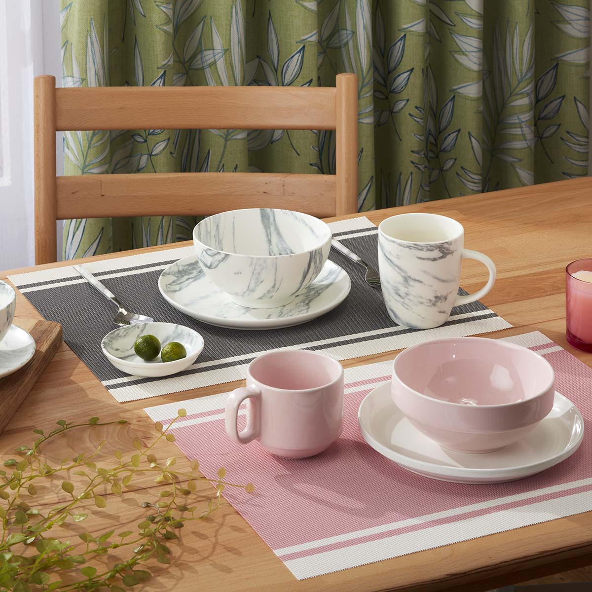 【家居】餐具 大理石紋