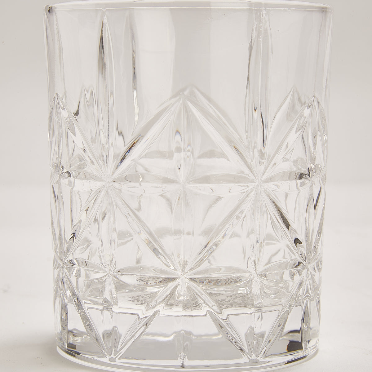 【家居】菱形花紋平底杯 315ml