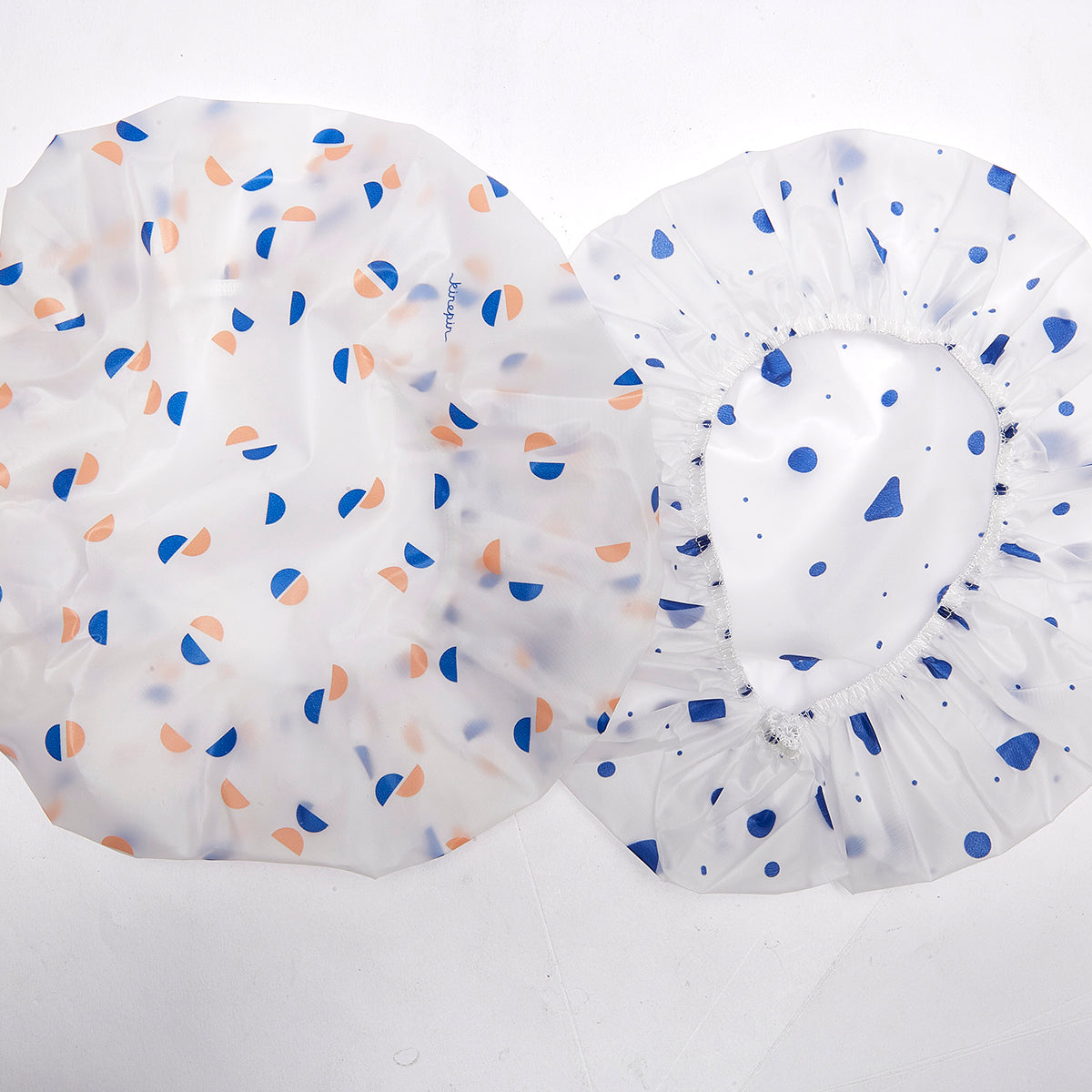 【家居】時尚印花防水浴帽(2只裝)