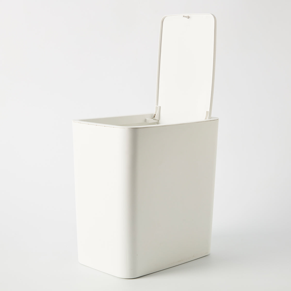 【家居】彈蓋垃圾桶 安琪 白色