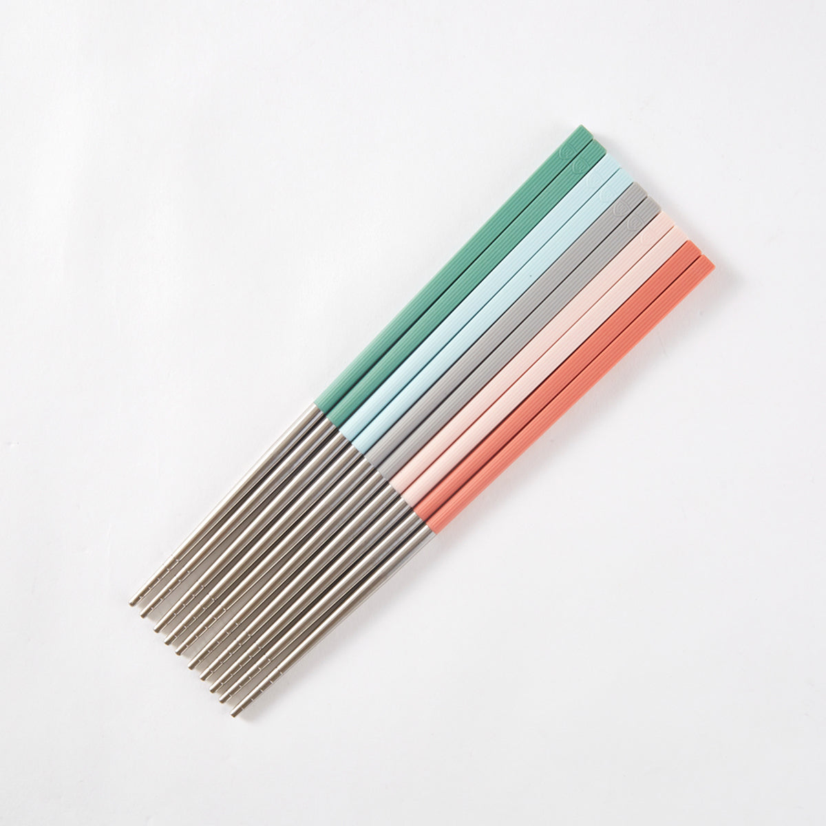 【家居】分色不銹鋼筷5雙組 SK30503