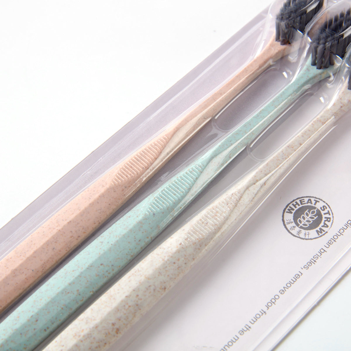 【家居】麥杆軟毛牙刷(3支裝)J0680