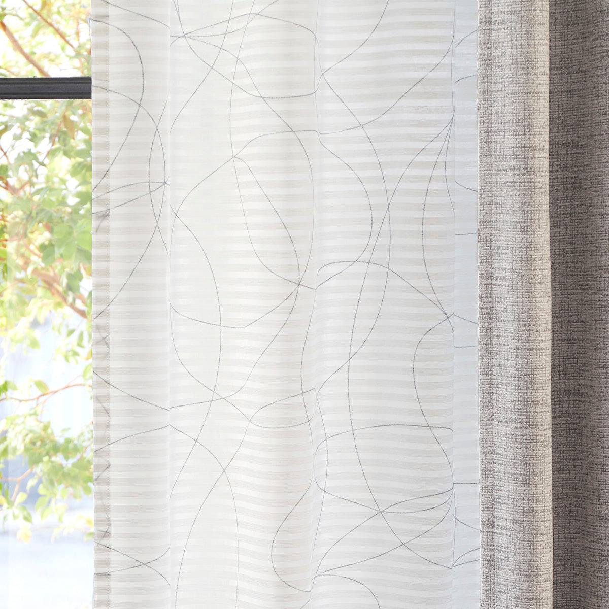 【窗簾】成品窗紗ASM002