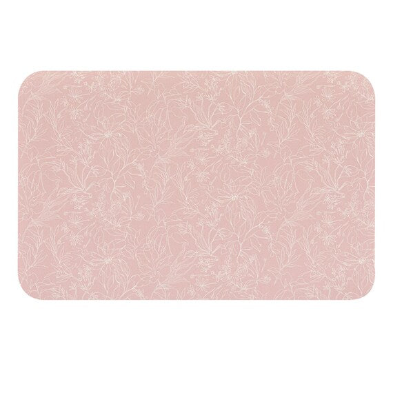 【家居】防滑矽藻土吸水軟墊 繁花UM04