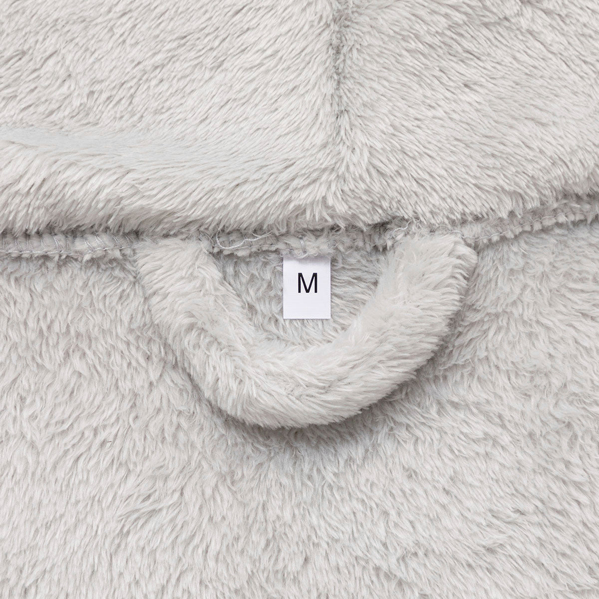 【家居】法蘭絨浴袍 淡灰色 QE05