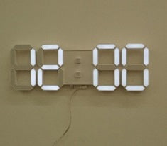 【家居】LED立體數字電子掛鍾usb 001SL