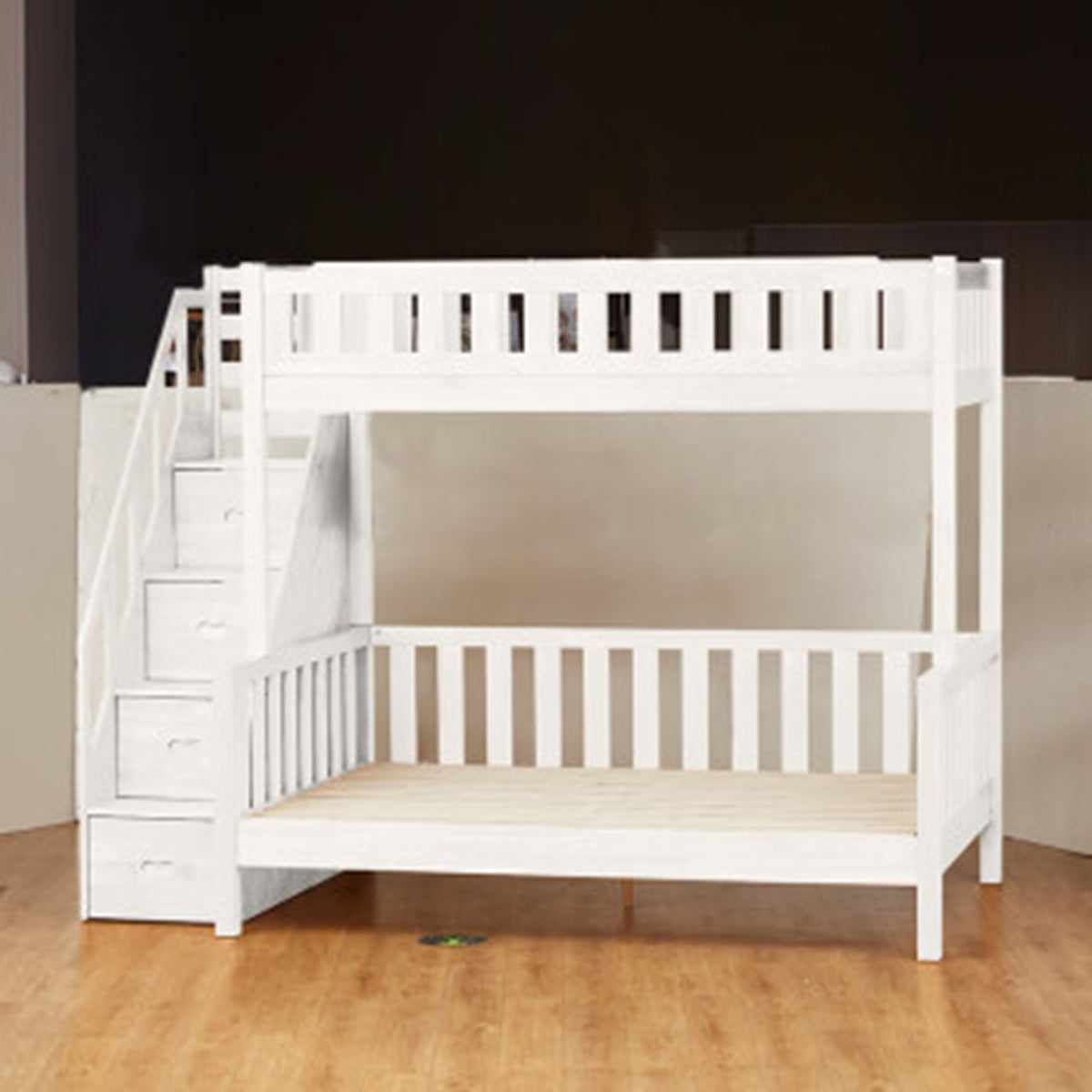 【傢俱】雙層床 賽羅奧 梯櫃