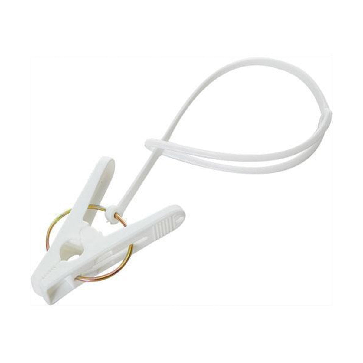 【家居】日式純白掛繩防風晾夾15件套