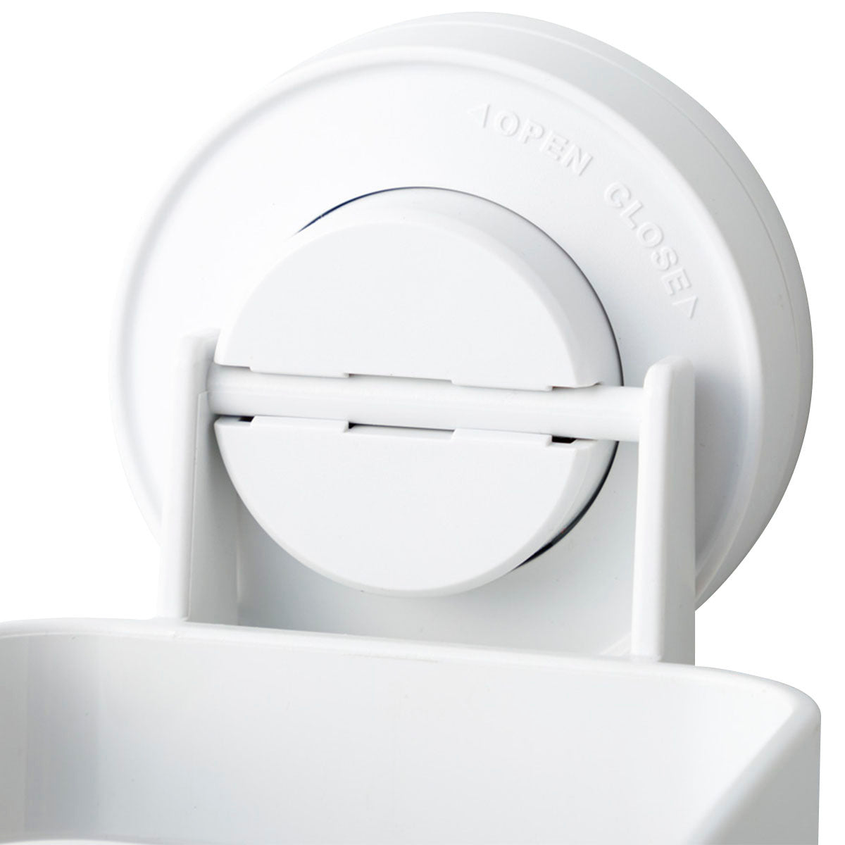 【家居】無痕強力吸盤洗漱收納架 白色 MS02