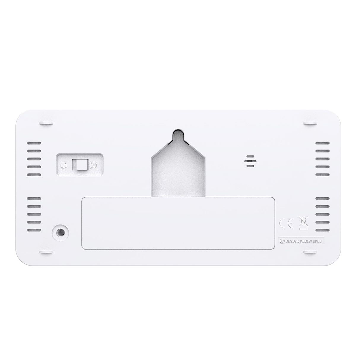 【家居】LCD電子鐘 簡約 白色