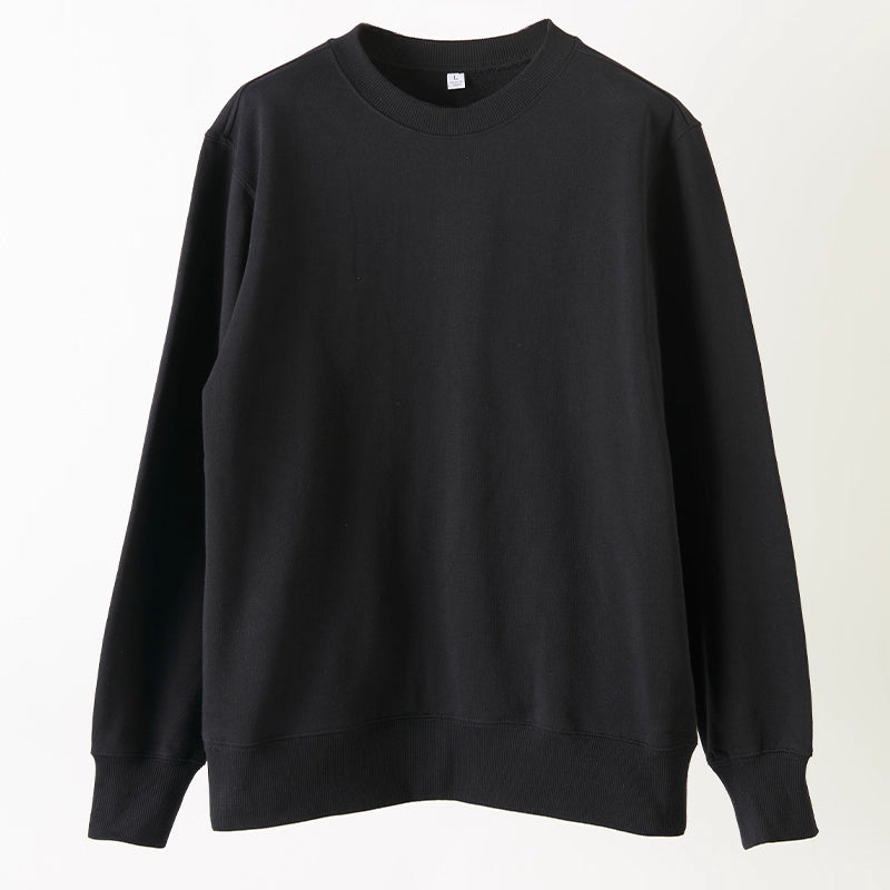 【家居】男女同款圓領衛衣 黑色 L-XL