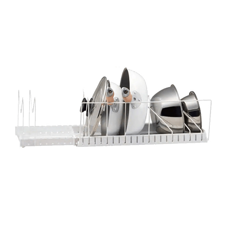 【家居】可調節瀝水籃&煎鑊架 ZF-540