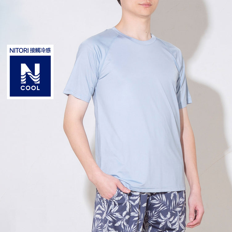 【家居】男士 強冷感插肩袖T恤