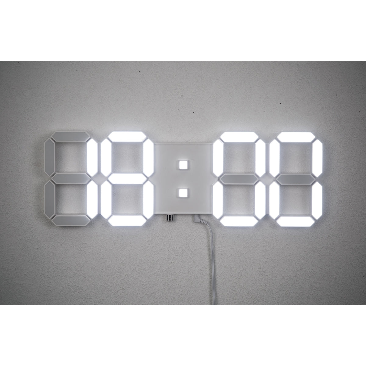 【家居】LED立體數字電子掛鍾usb 001SL