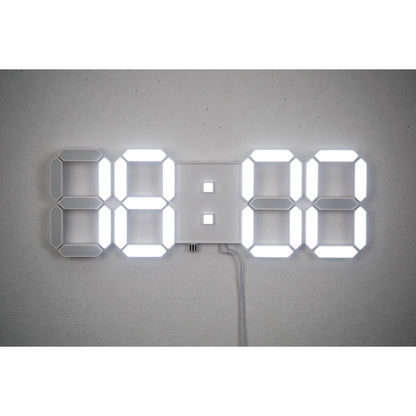 【家居】LED立體數字電子掛鍾usb 001SL