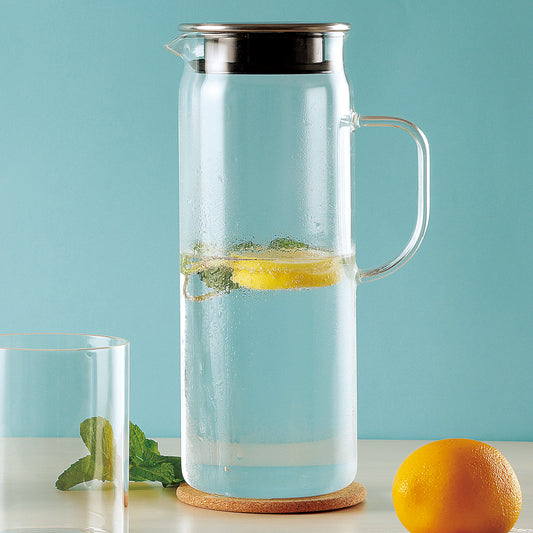 【家居】耐熱玻璃冷水壺1.3L