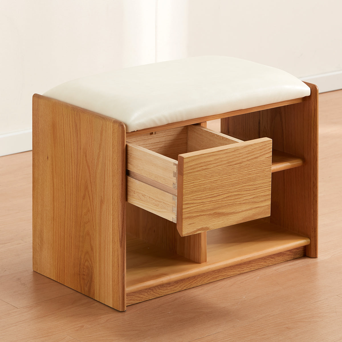 【傢俱】可坐式鞋櫃 宜木WP01 自然色