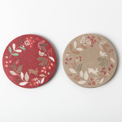 【家居】PU杯墊 2枚裝