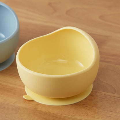 【家居】防滑輔食碗 黃色