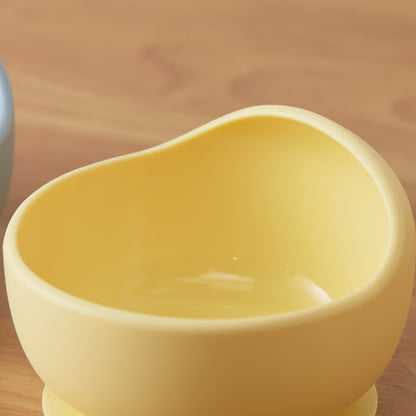 【家居】防滑輔食碗 黃色