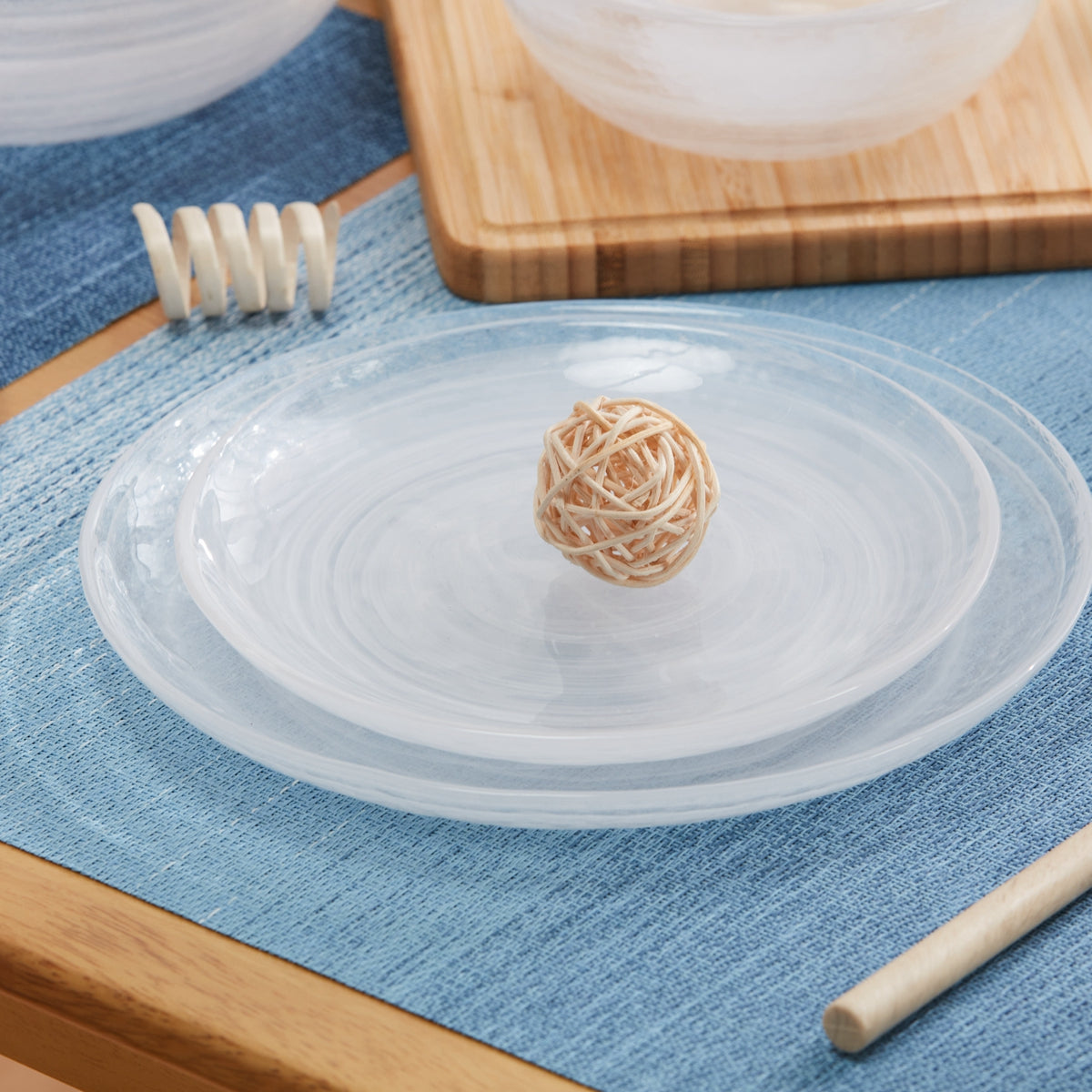 【家居】玻璃餐具 雲紋