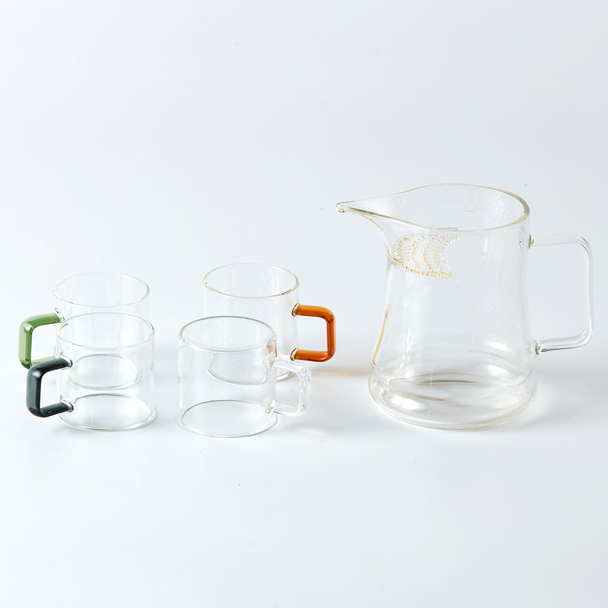 【家居】耐熱玻璃茶壺套裝 300ml