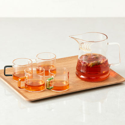 【家居】耐熱玻璃茶壺套裝 300ml