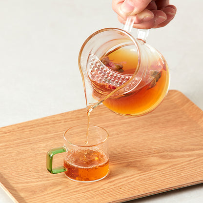 【家居】耐熱玻璃茶壺套裝 300ml