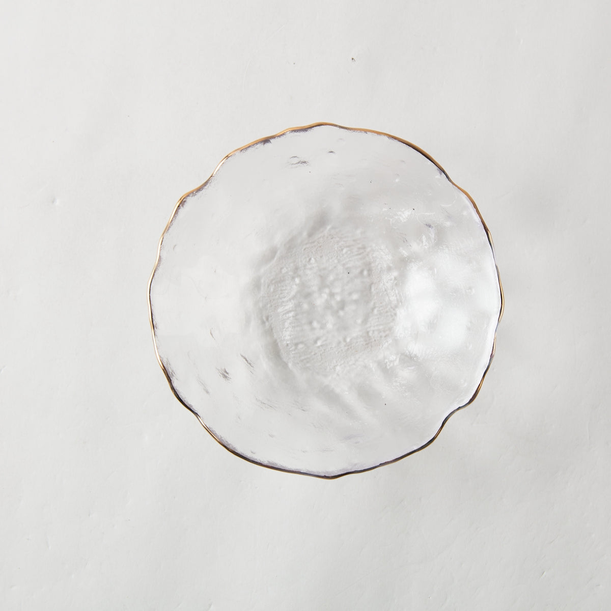 【家居】25cm玻璃深碟 金線