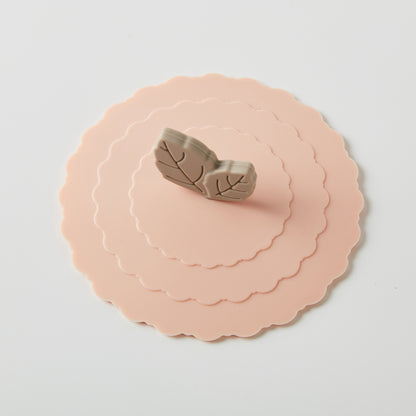 【家居】矽膠杯蓋 樹葉/向日葵