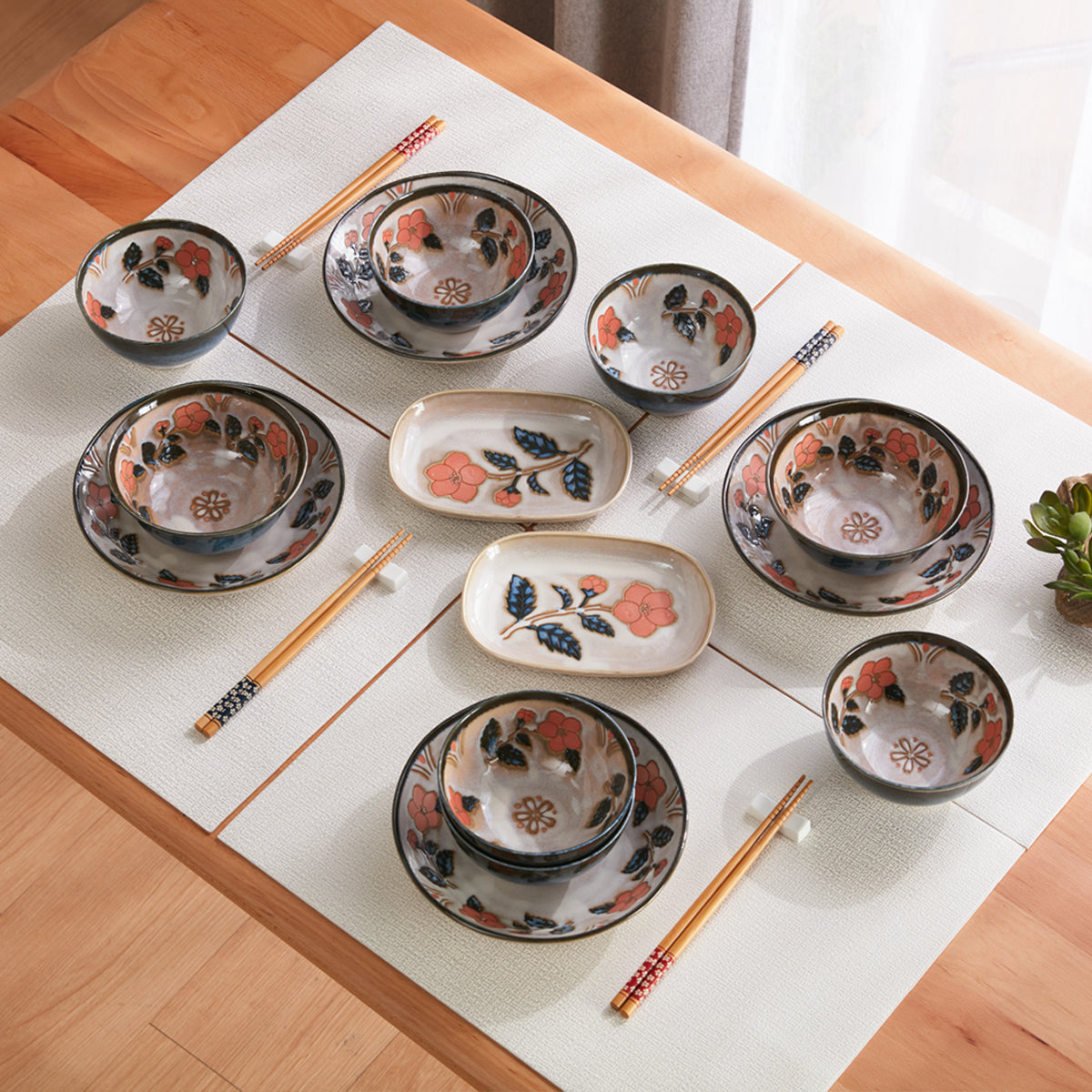 【家居】14頭6人用餐具組 初辻櫻