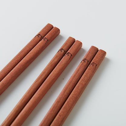 【家居】親子木筷3對組