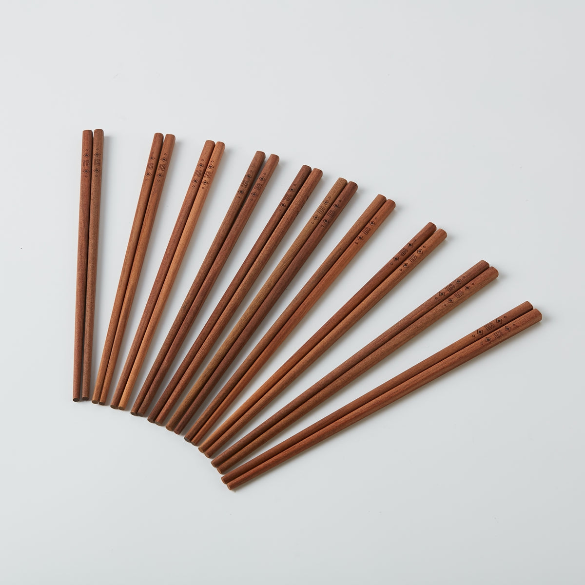 【家居】無漆紫檀木筷10對組