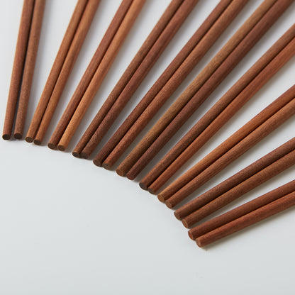 【家居】無漆紫檀木筷10對組