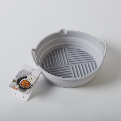【家居】矽膠空氣炸鍋用焗盤 灰色