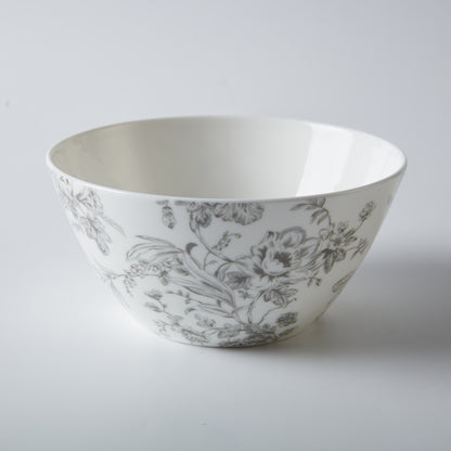 【家居】220ml杯碟組/12cm/15cm骨瓷飯碗 Flora