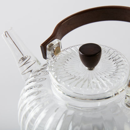 【家居】耐熱玻璃茶壺 南瓜系列820ml