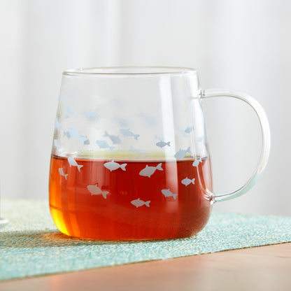 【家居】耐熱玻璃馬克杯 好多魚